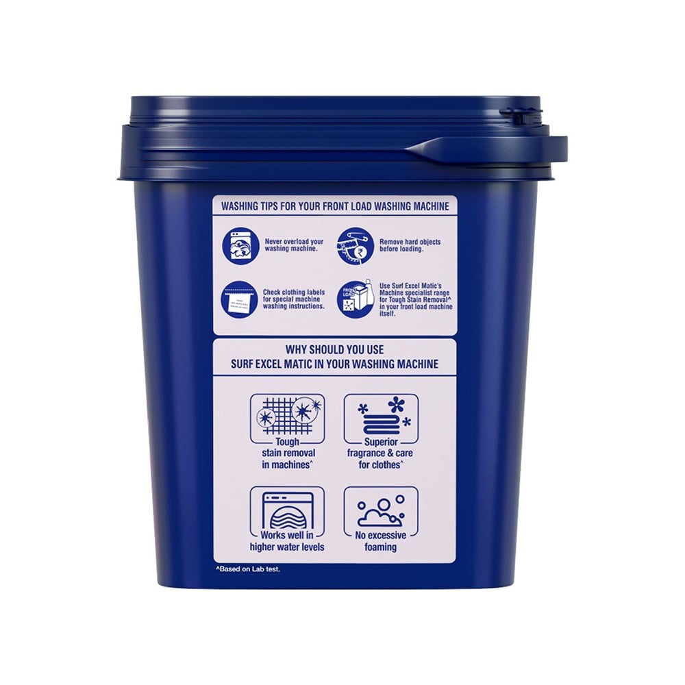 Surf Excel Front Load Front Load Detergent Powder - 500 ml Pack Liquid Free Inside : 6 kg + 500 ml