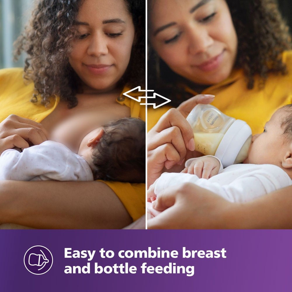 Philips Avent Natural Response Feeding Bottle 0+ Months : 1 piece