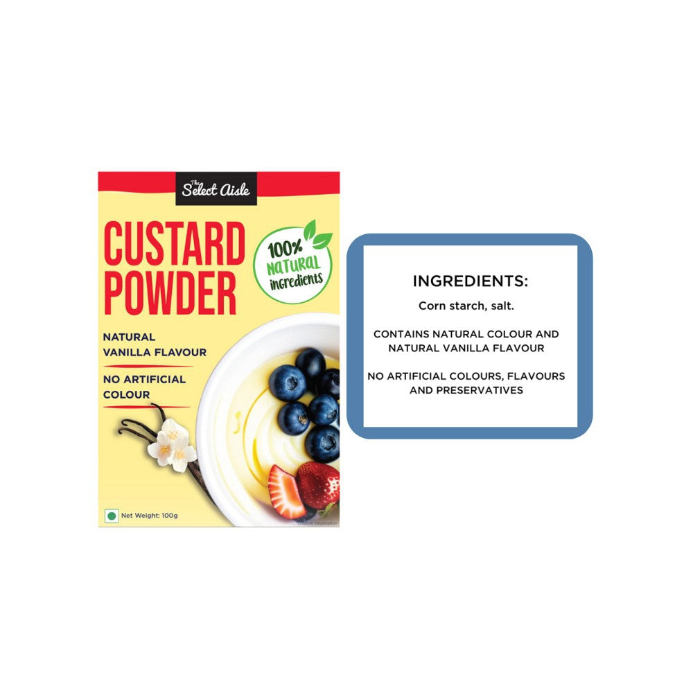 The Select Aisle Natural Vanilla Custard Powder : 100 g