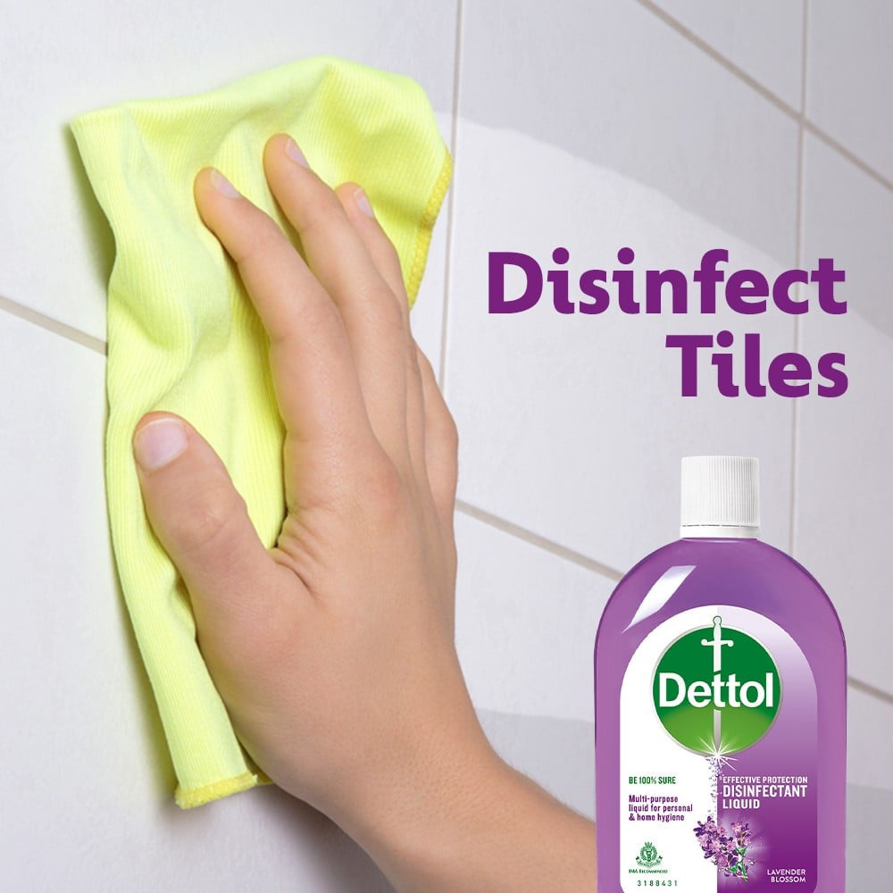 Dettol Multipurpose Liquid Disinfectant - Lavender Blossom : 1 ltr