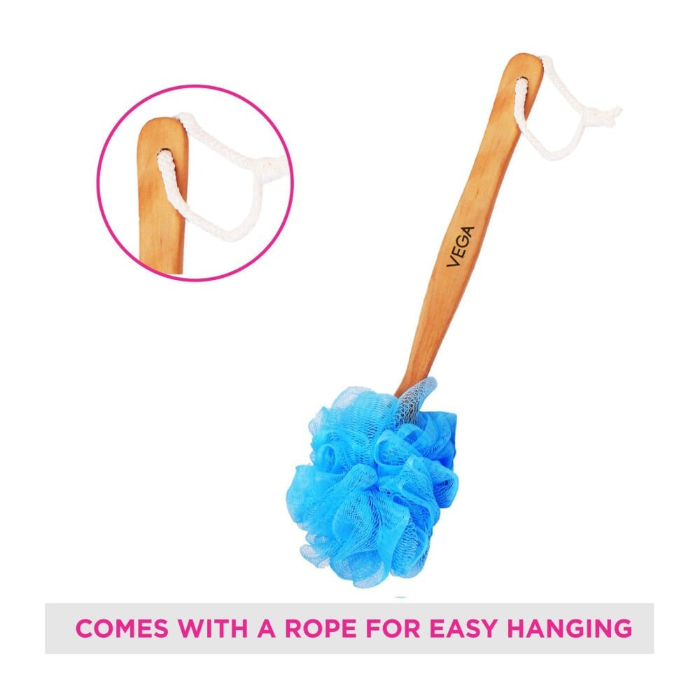 Vega Wooden Handle Bath Brush (BA-1/6) : 1 piece