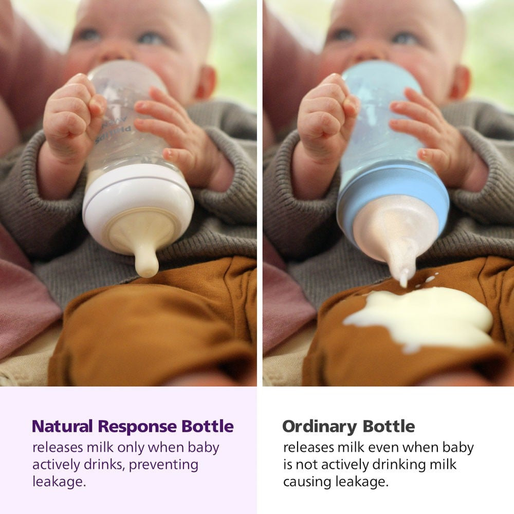 Philips Avent Natural Response Feeding Bottle 0+ Months : 1 piece