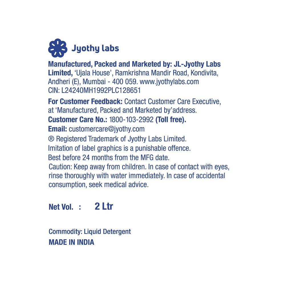 Ujala Top Load Liquid Detergent Top Load : 2 ltr