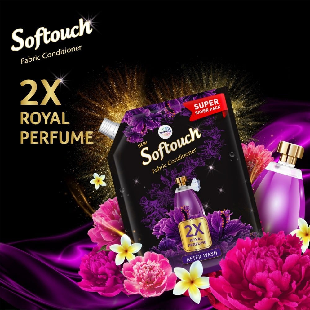 Softouch After Wash Fabric Conditioner (2X Royal Perfume) : 2 ltr