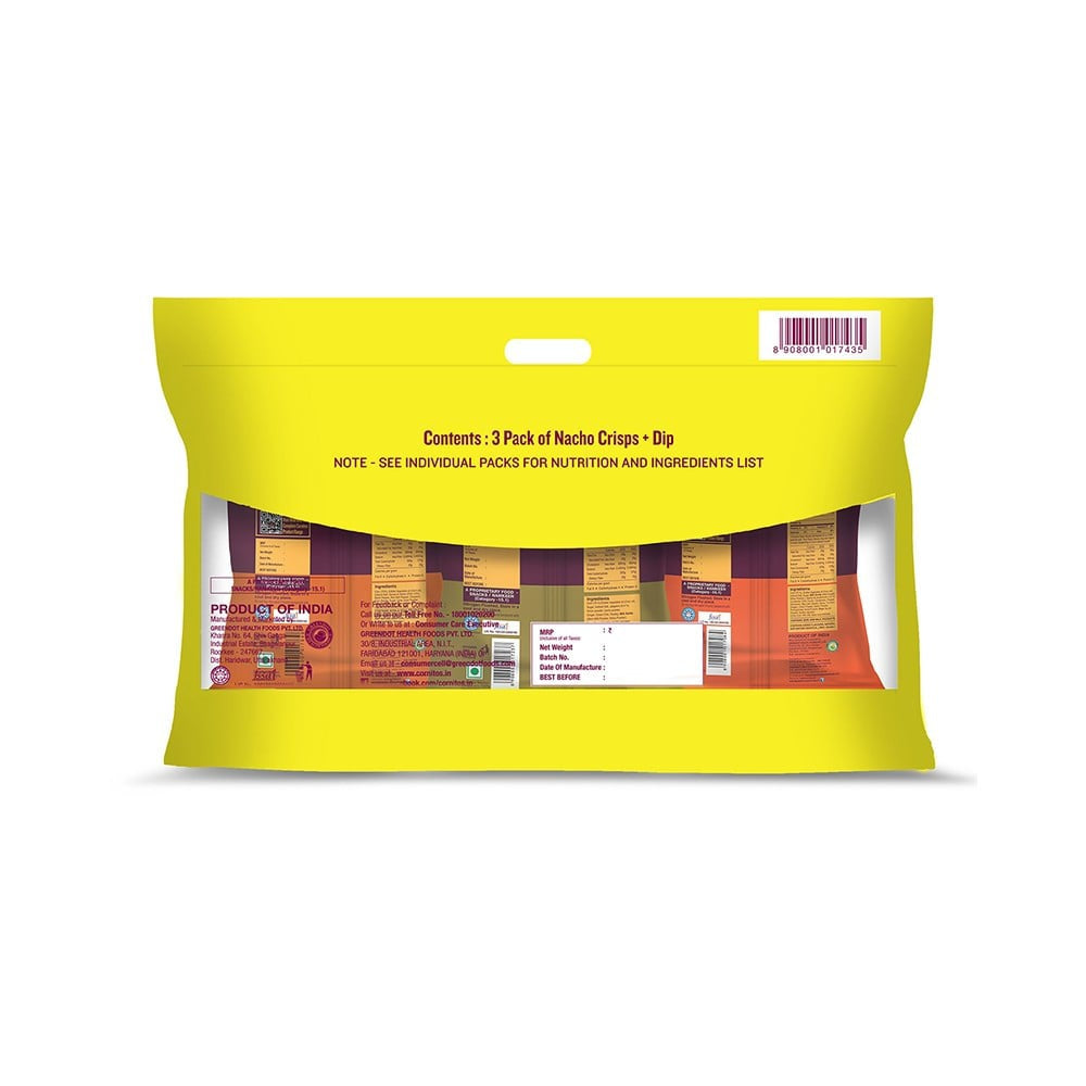 Cornitos Nachos & Salsa Combo : 3 x 55 g + 50 g