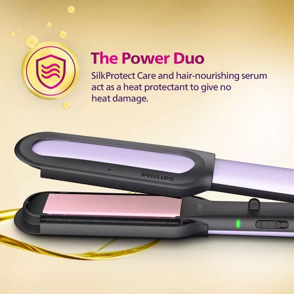 Philips BHS503/40 Nourish Care Hair Straightener (Purple) : 1 unit