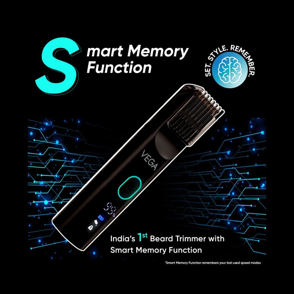 Vega SmartOne Series - S1 Beard Trimmer, VHTH-30 (Black) : 1 unit