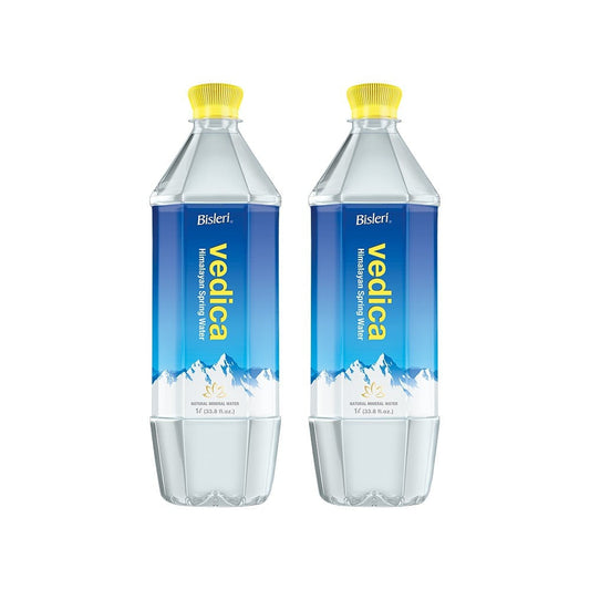 Bisleri Vedica Packaged Water - Pack of 2 : 2 x 1 ltr