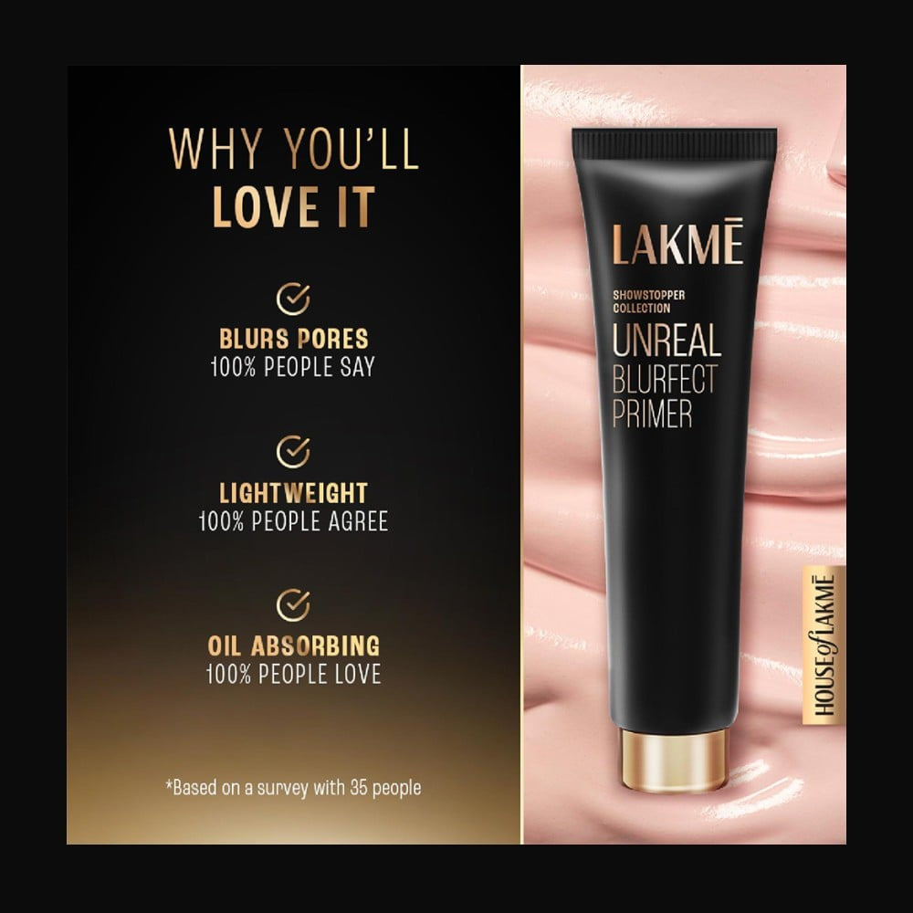 Lakme Absolute Blur Perfect Makeup Primer : 30 ml