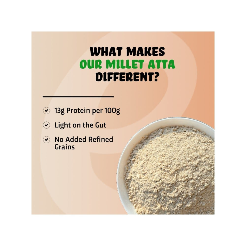 True Elements Multi Millet Atta : 500 g