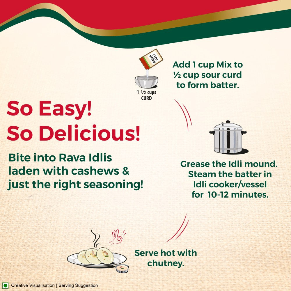 Aashirvaad Rava Idli Instant Mix : 1 kg