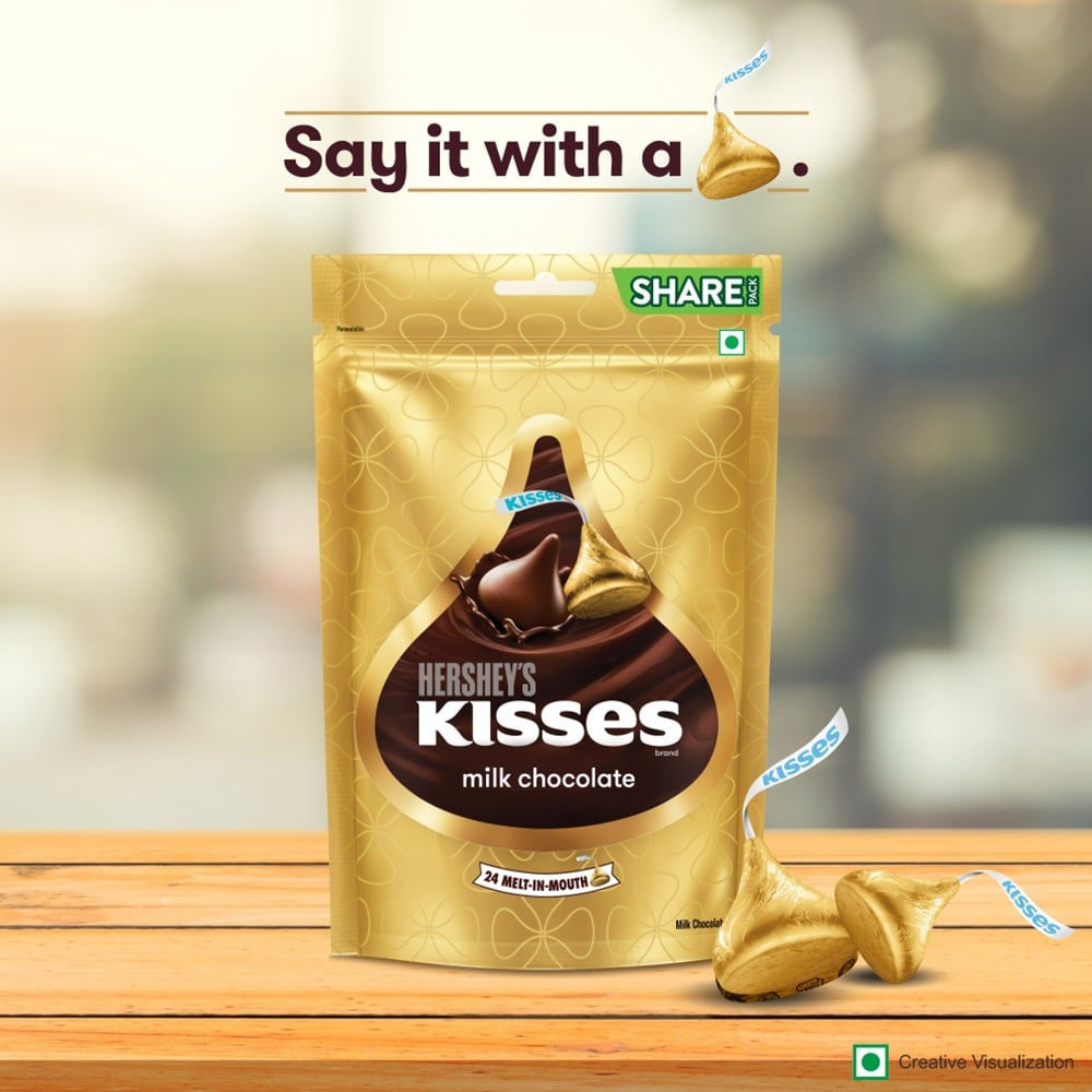 Hershey's Kisses Milk Chocolate Pack : 108 g