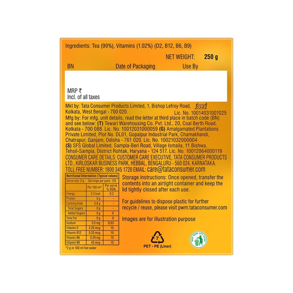 Tata Tea Gold Vita Care Tea : 250 g