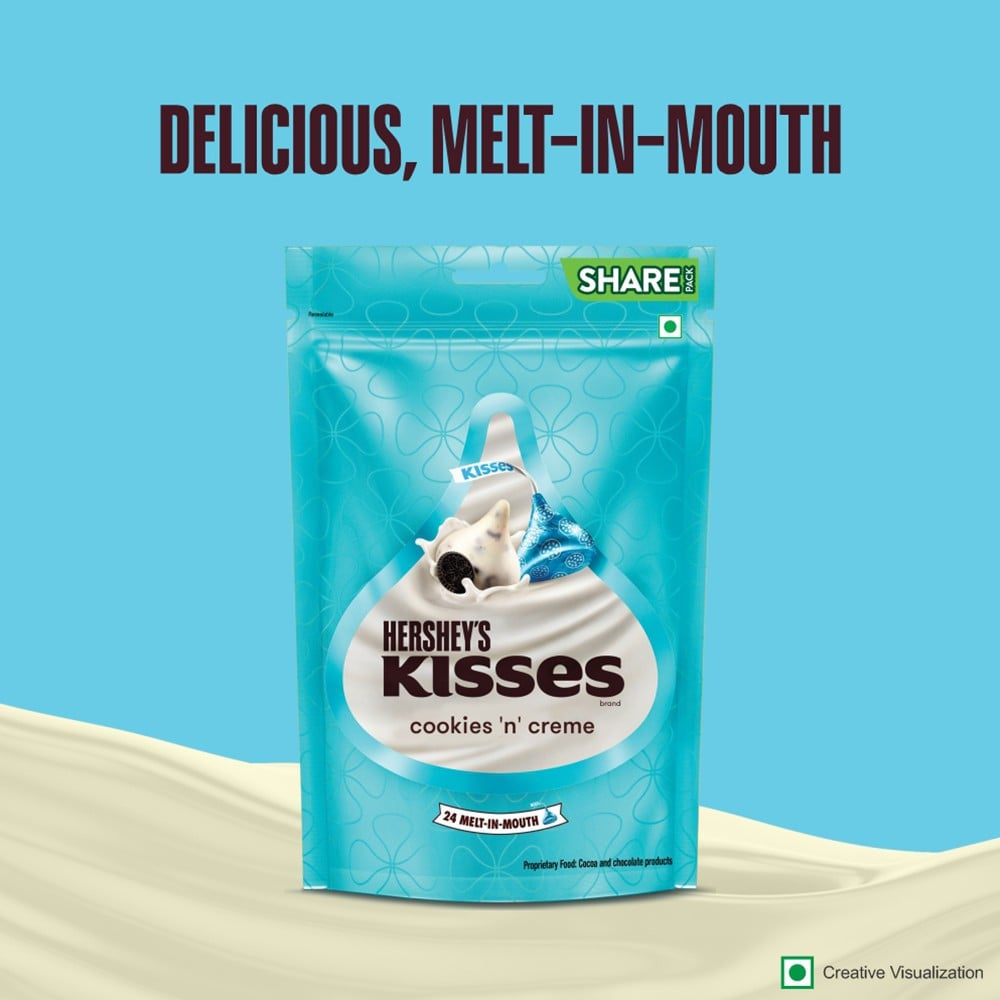 Hershey's Kisses Cookies n Creme Assorted Chocolate Pack : 100.8 g