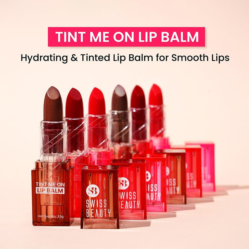 Swiss Beauty Tint Me On Lip Balm (Mauve Muffin) : 3.5 g