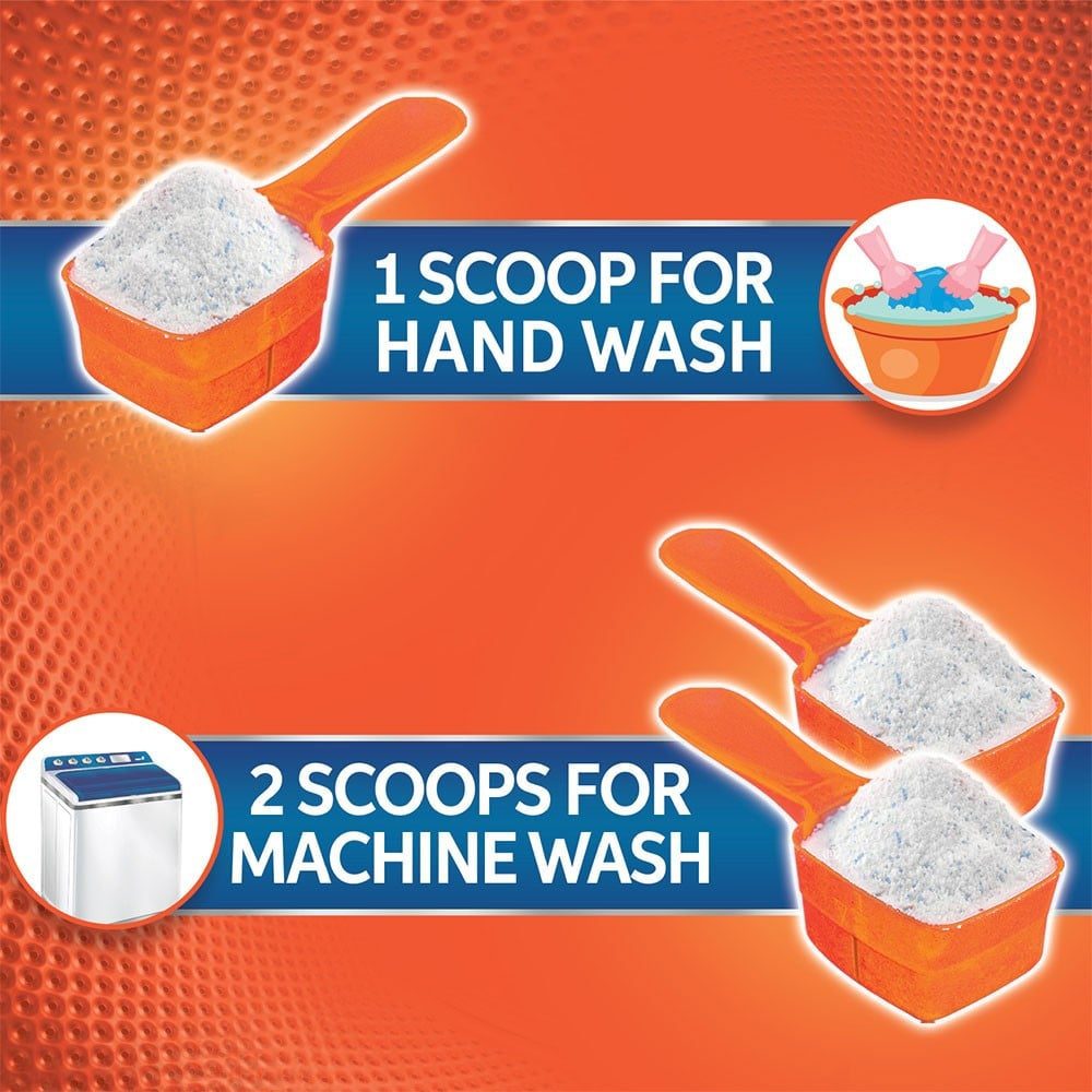 Tide Plus Detergent Powder Jasmine & Rose : 8 kg + 4 kg