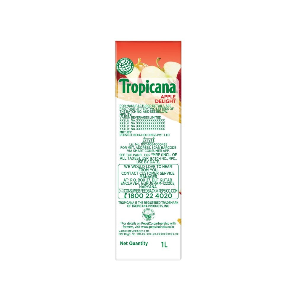 Tropicana Apple Delight Juice : 1 ltr