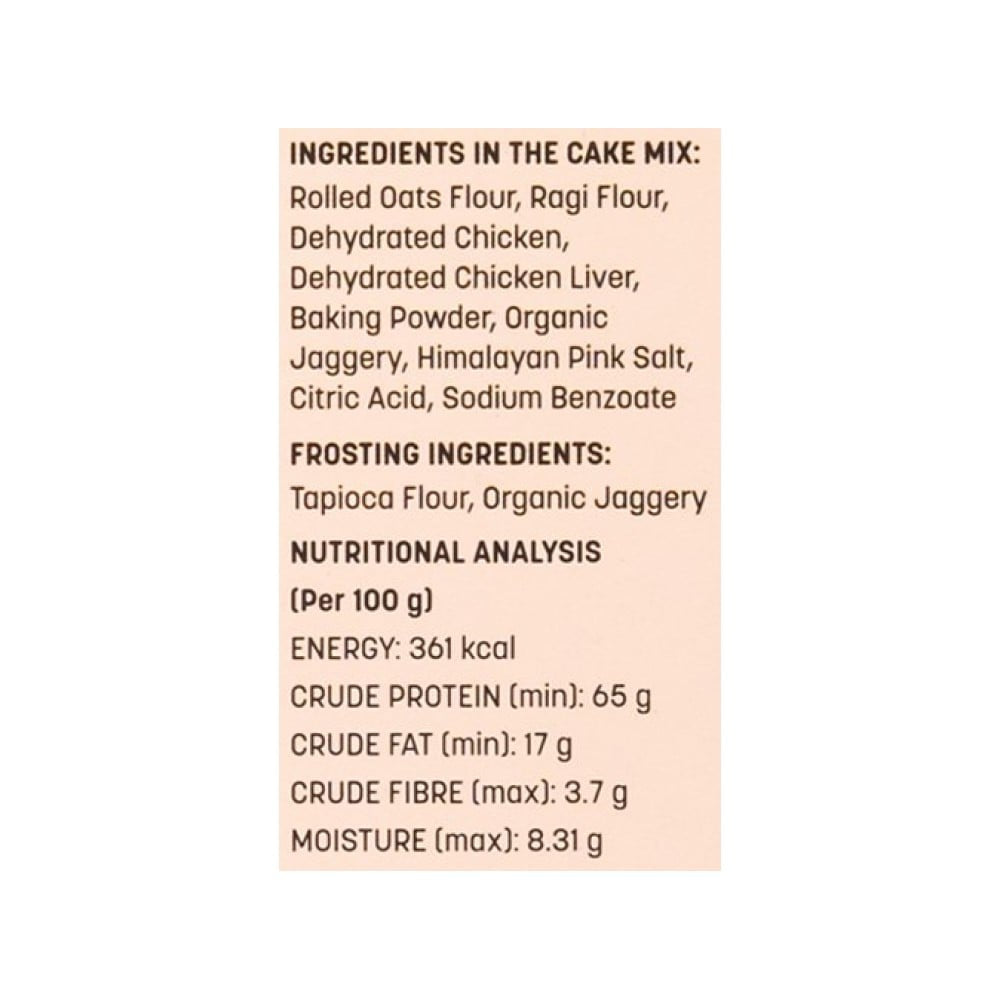 HUFT Instant Cake Mix with Frosting Mix for Dog : 190 g