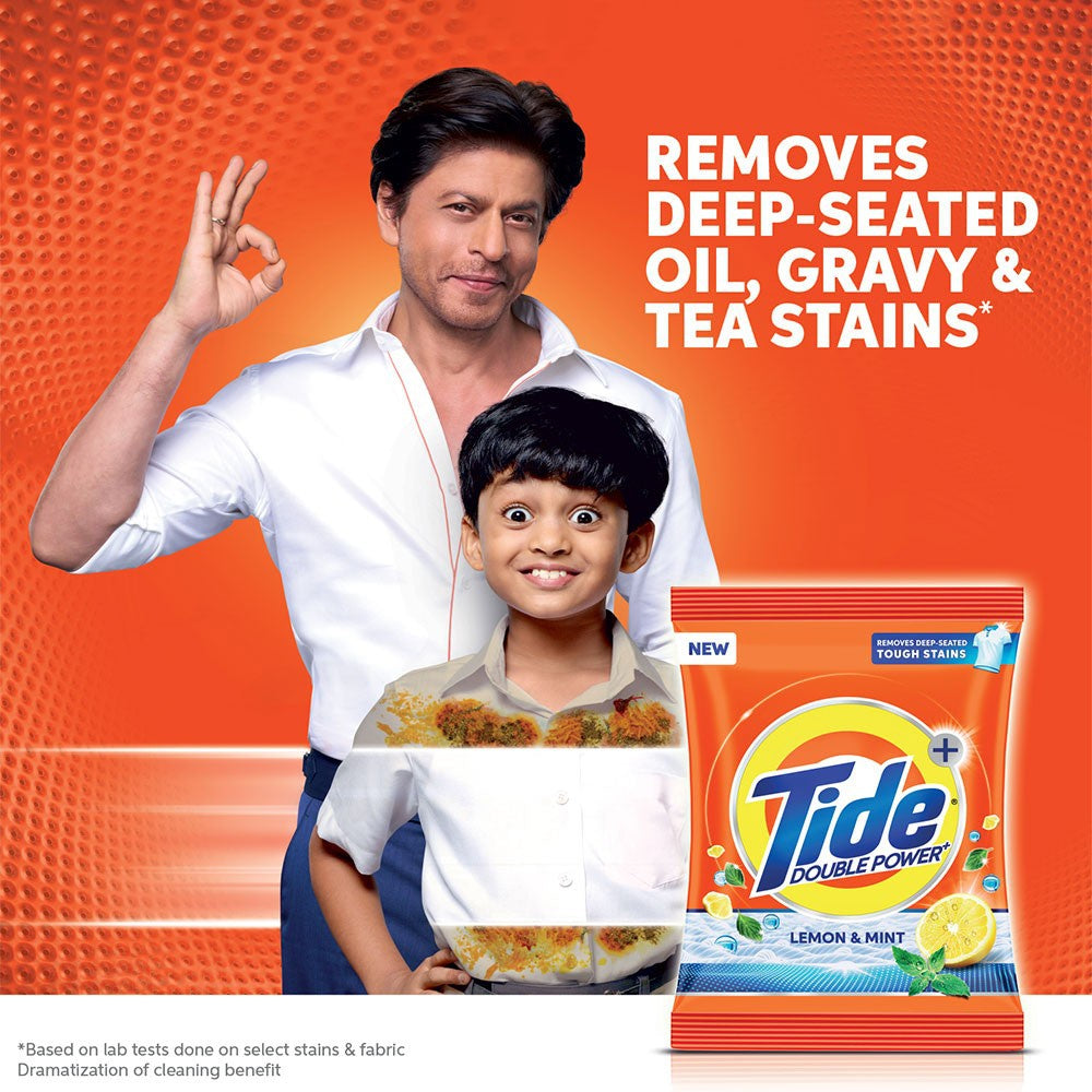 Tide Plus Detergent Powder Lemon & Mint : 2 kg