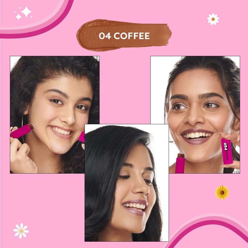 SUGAR POP Nourishing Tinted Lip Balm (Coffee 04) : 4.5 g