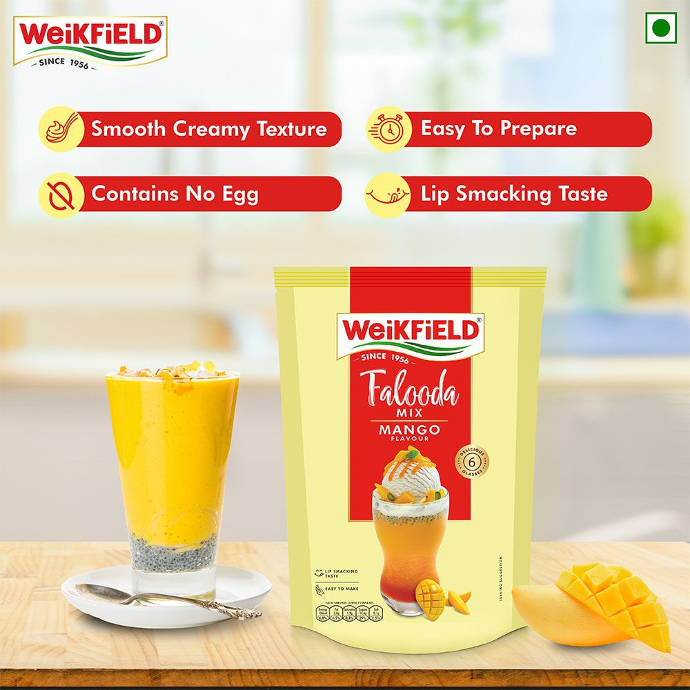Weikfield Mango Falooda Dessert Mix : 200 g