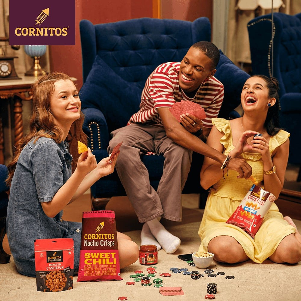 Cornitos Sweet Chili Nachos - Pack of 2 : 2 x 75 g