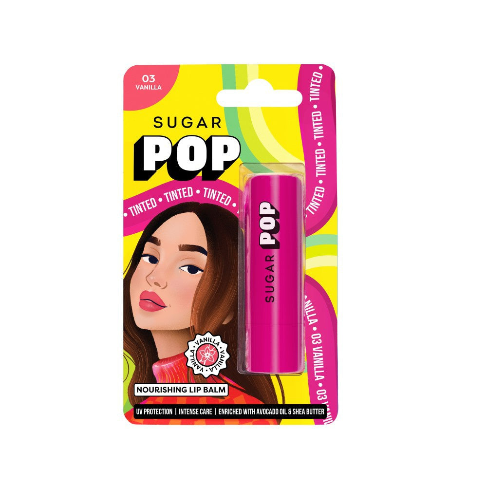 SUGAR POP Nourishing Tinted Lip Balm (Vanilla 03) : 4.5 g