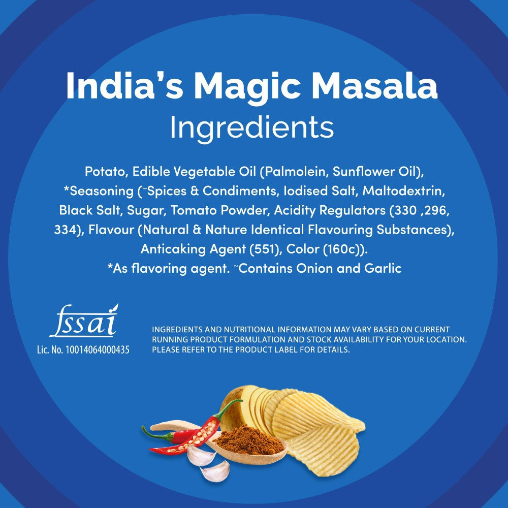 Lay's India's Magic Masala Potato Chips : 48 g