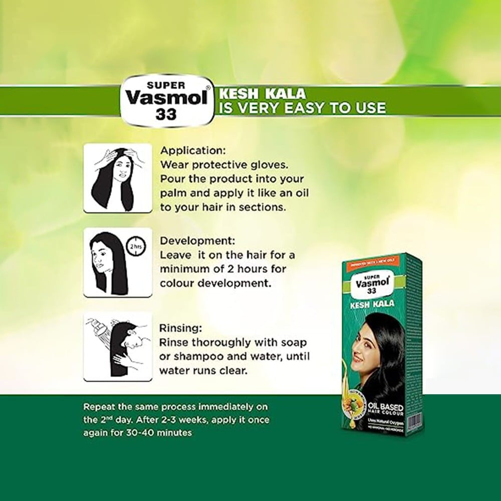 Vasmol Kesh Kala Oil Based Hair Colour : 100 ml