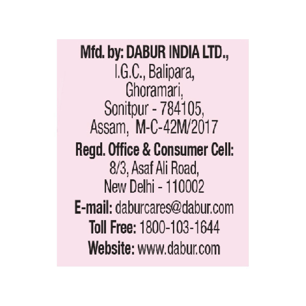 Dabur Gulabari Premium Rose Water Paraben Free Skin Toner : 400 ml