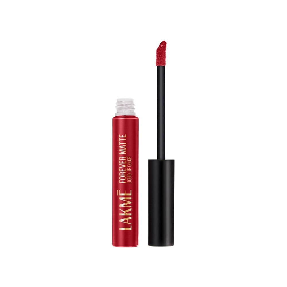 Lakme Forever Matte Liquid Lip Colour (Red Revival) : 5.6 ml