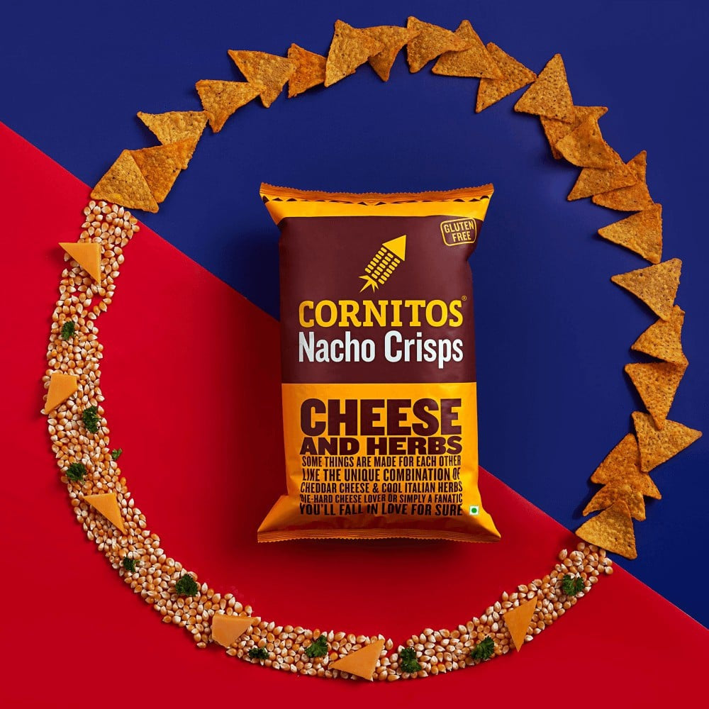 Cornitos Cheese & Herbs Nachos - Pack of 3 : 3 x 150 g