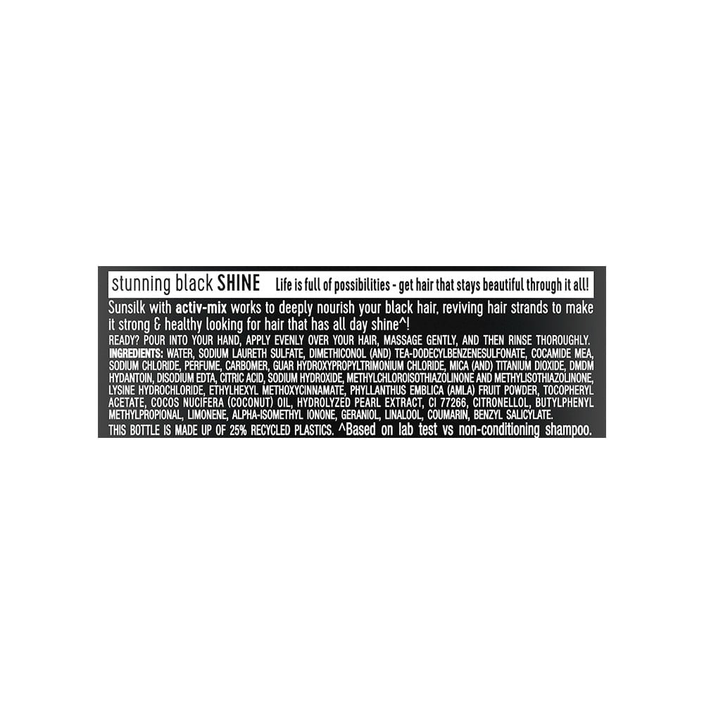 Sunsilk Stunning Black Shine Shampoo : 650 ml