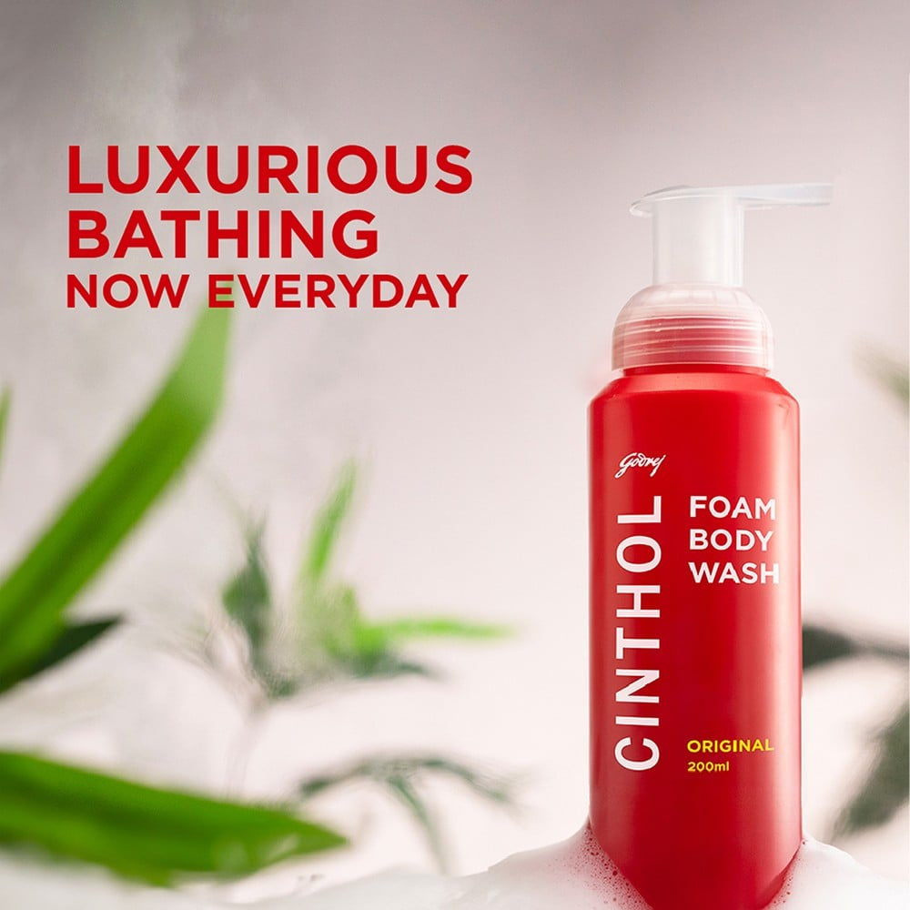 Cinthol Foam Body Wash - Original : 200 ml