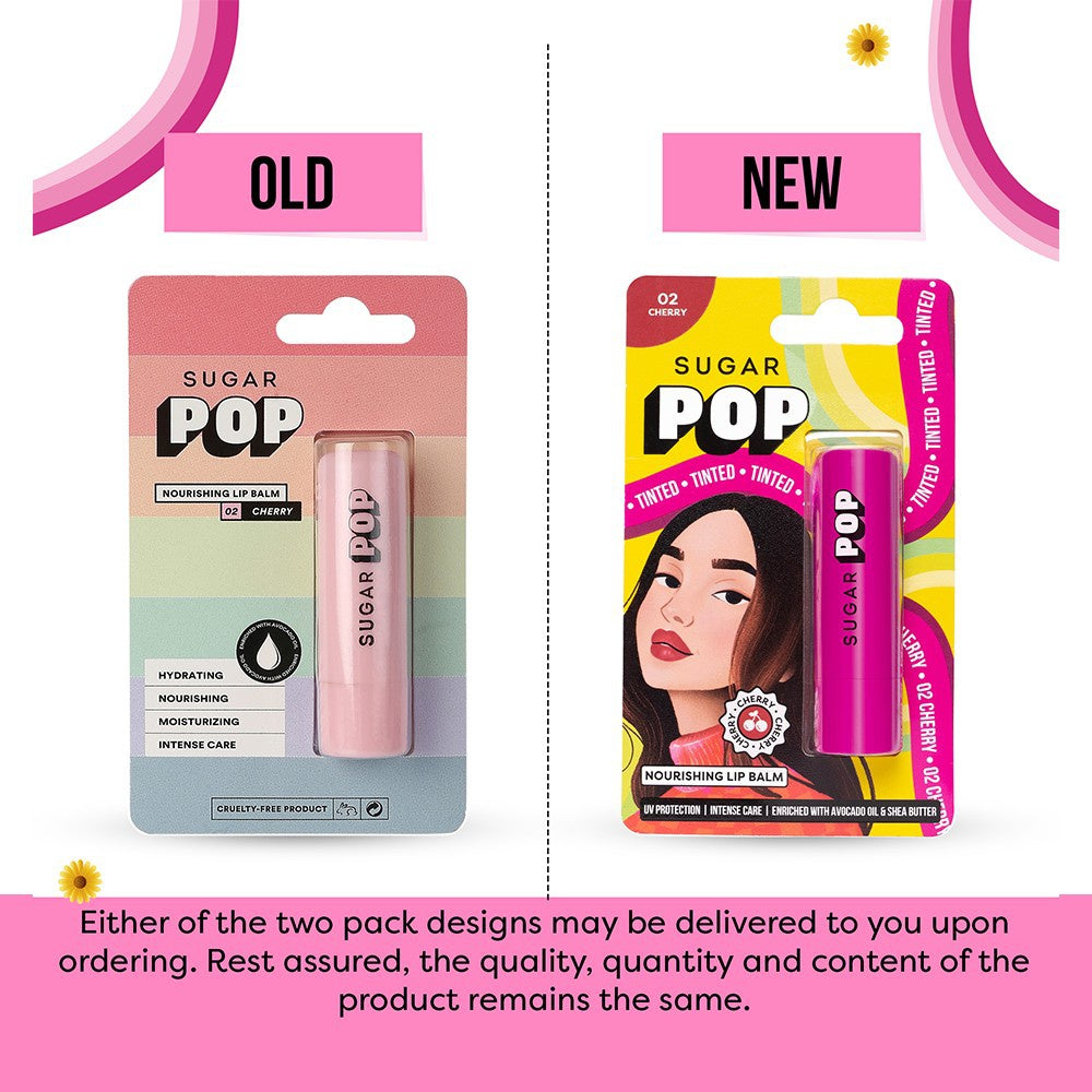 SUGAR POP Nourishing Tinted Lip Balm (Cherry 02) : 4.5 g