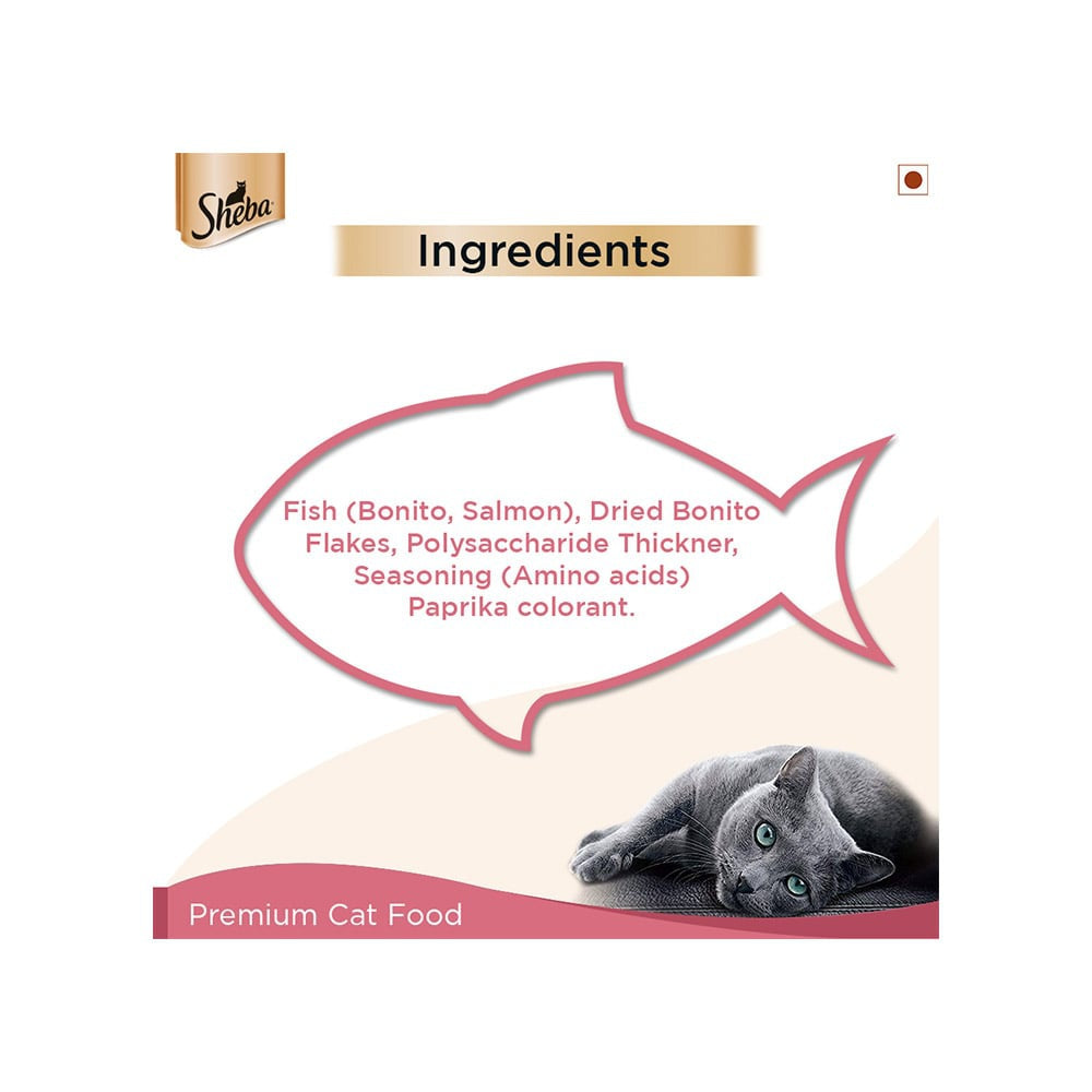 Sheba Rich - Skipjack Salmon in Sasami Wet Cat Food - Pack of 2 : 2 x 12 x 35 g
