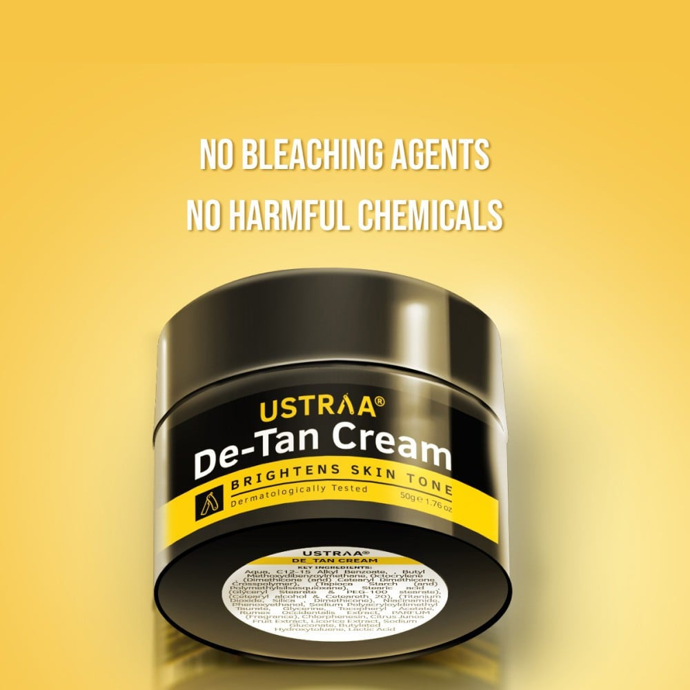 Ustraa De -Tan Men's Face Cream 50 g - Pack of 2 : 2 x 50 g