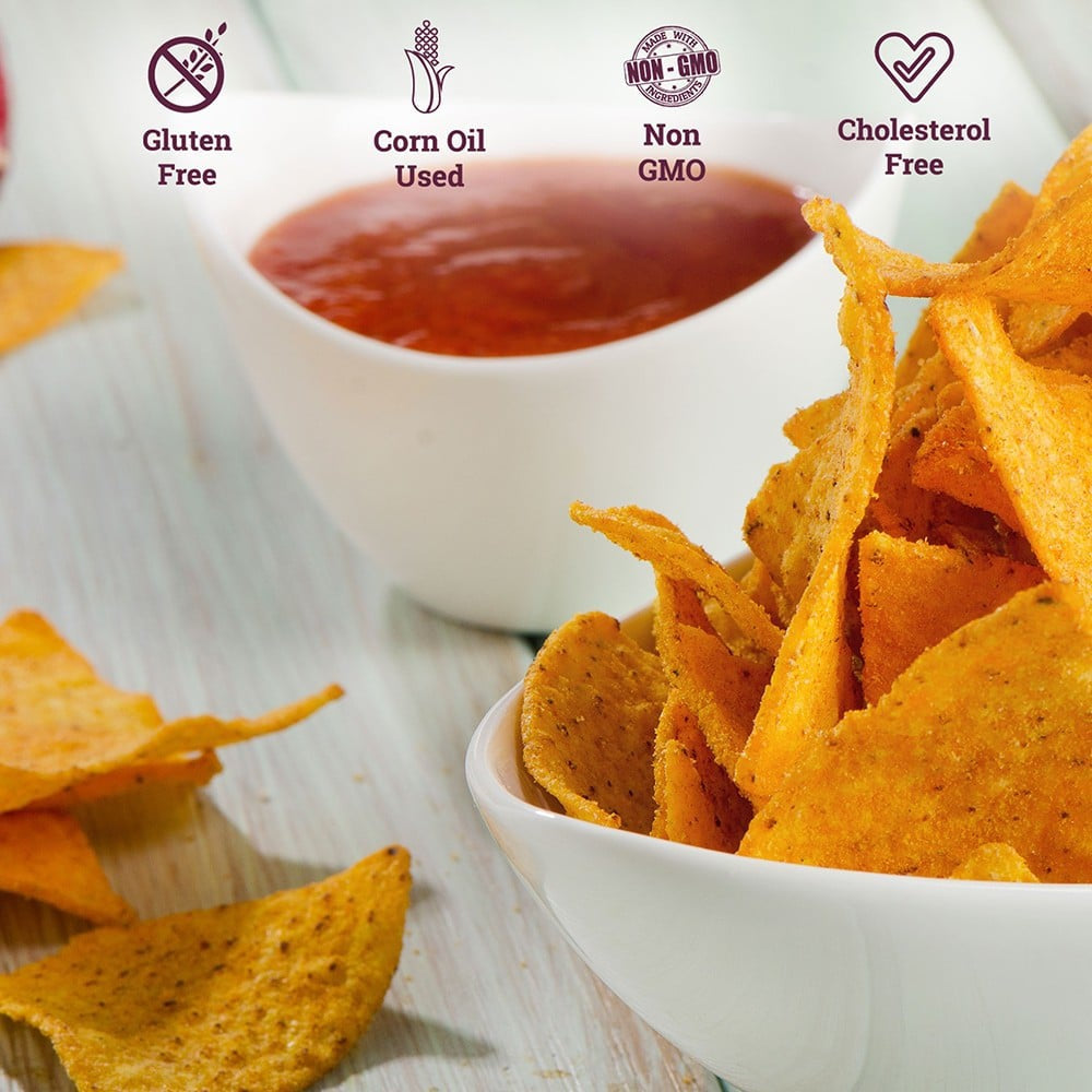 Cornitos Nachos Crisps & Dip Combo - Pack of 3 : 3 x 3 x 30 g + 1 unit