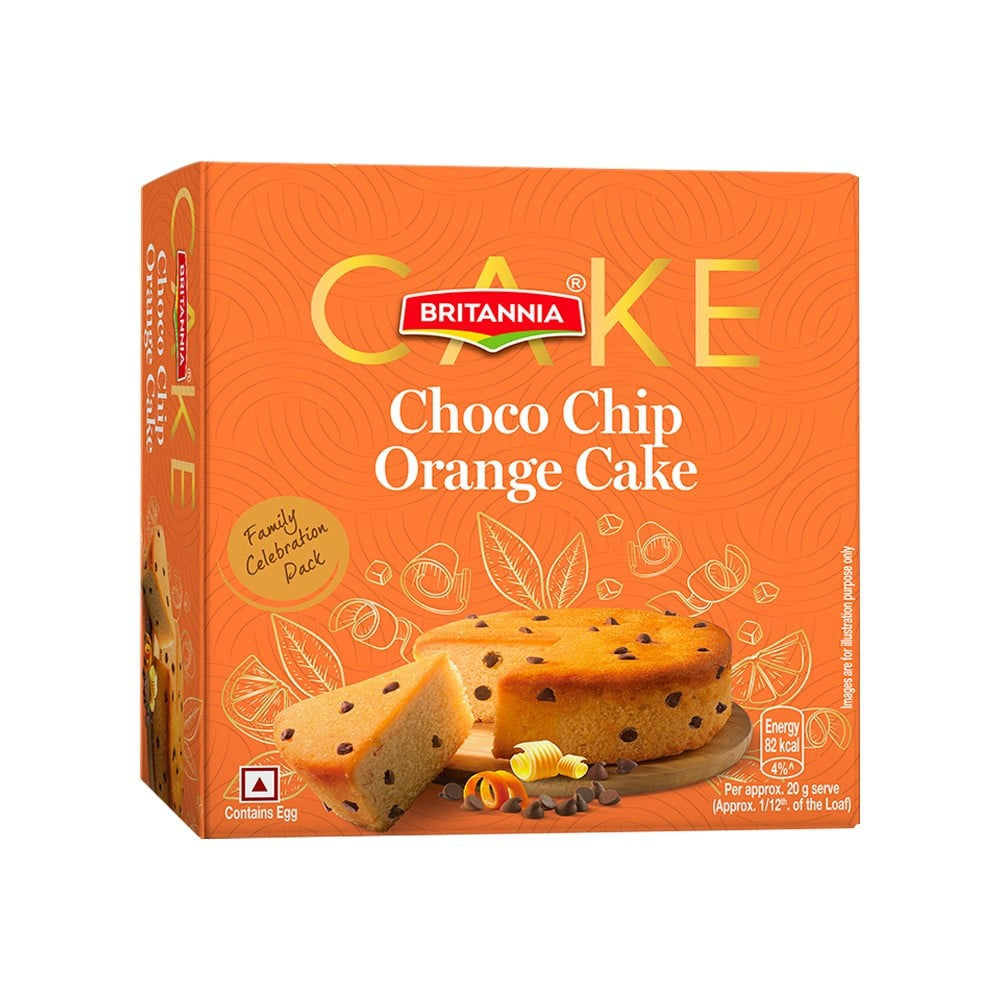 Britannia Choco Chip Orange Pound Cake : 250 g