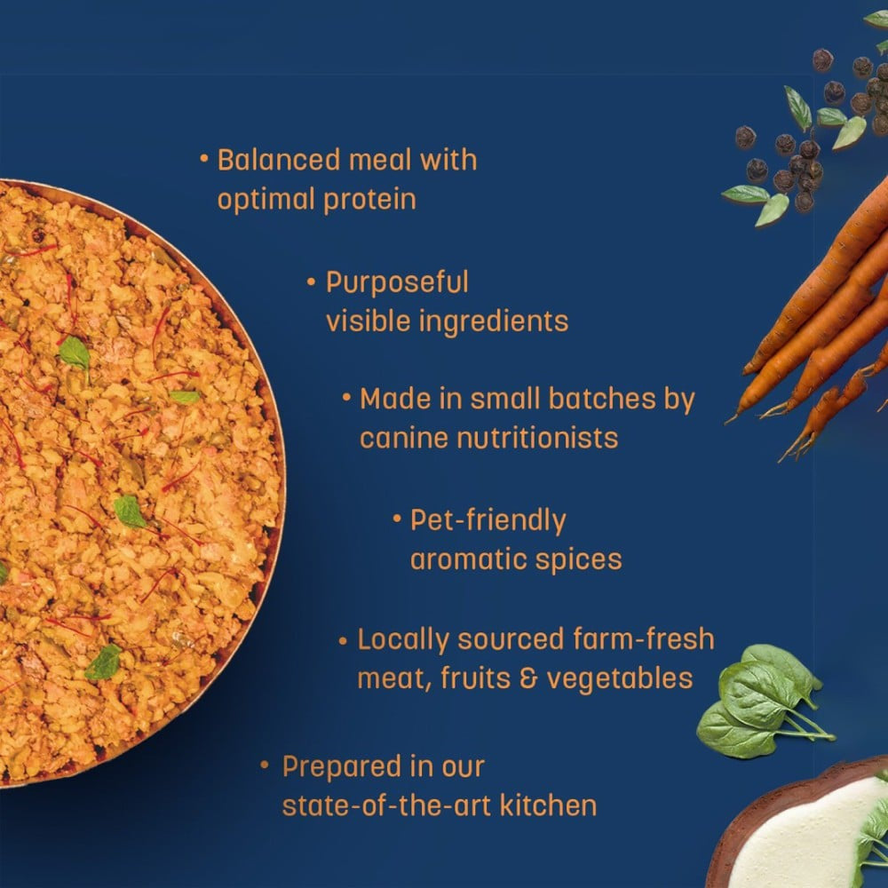 HUFT Sara's Wholesome Mutton Biryani Dog Food : 300 g