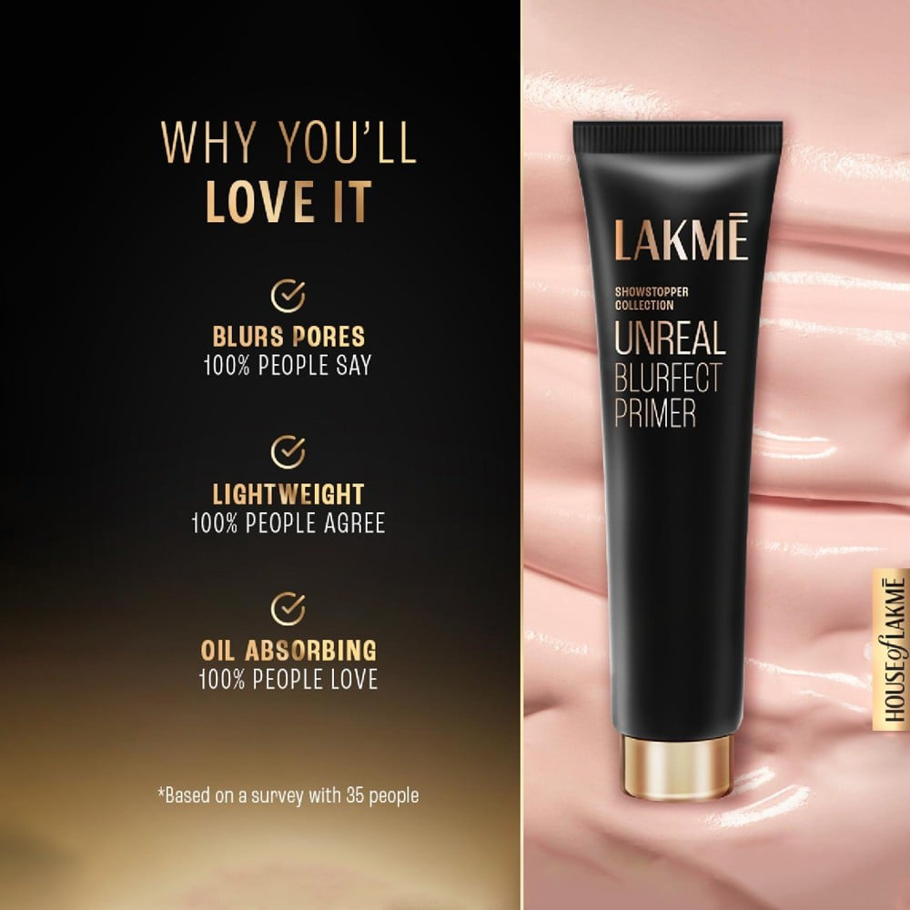 Lakme Absolute Blur Perfect Makeup Primer : 10 g