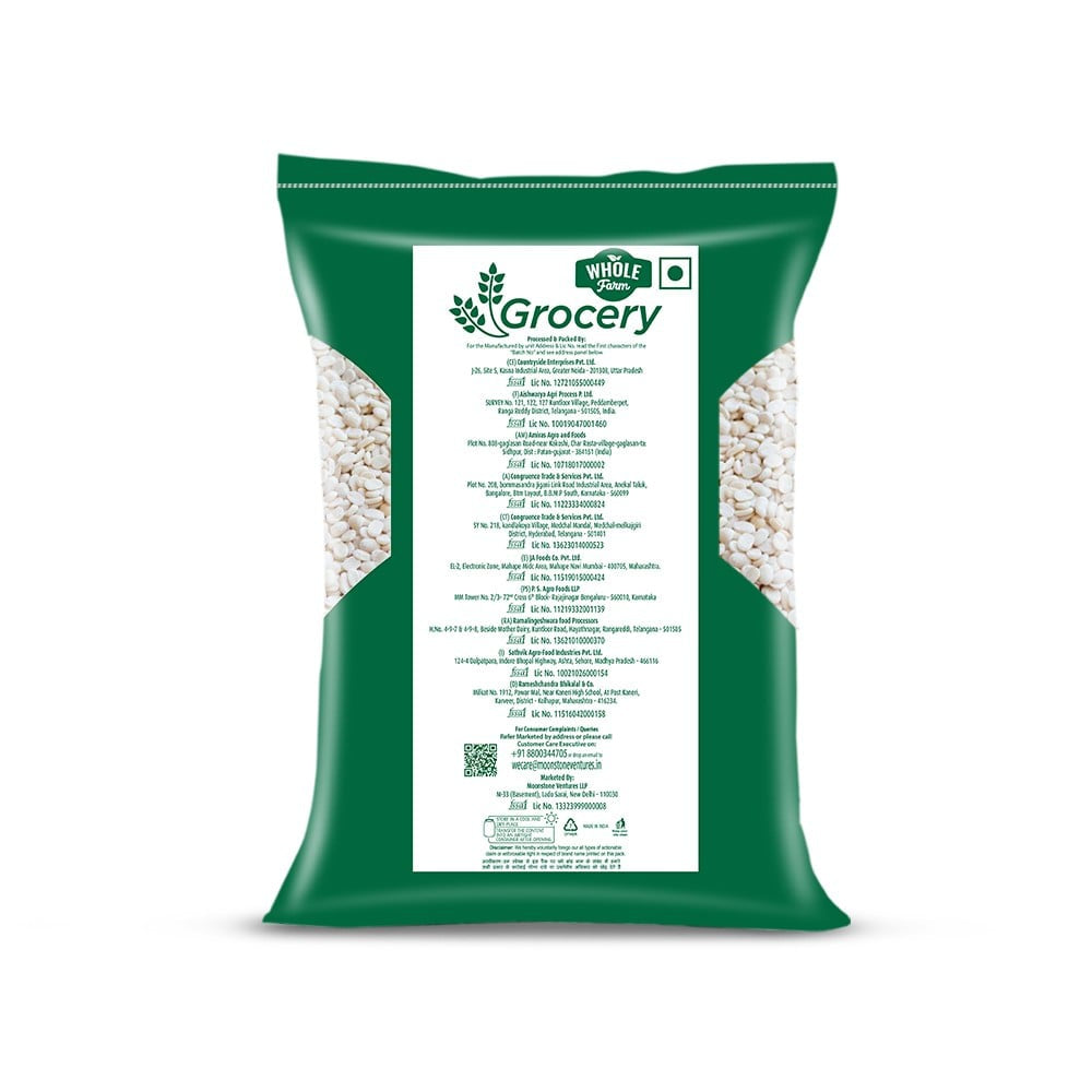 Whole Farm Grocery Urad Dal (Dhuli) : 500 g