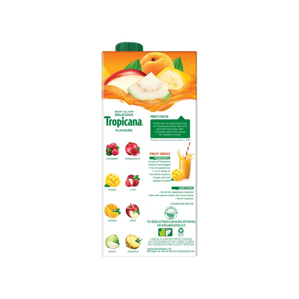 Tropicana Mixed Fruit Delight Juice : 1 ltr