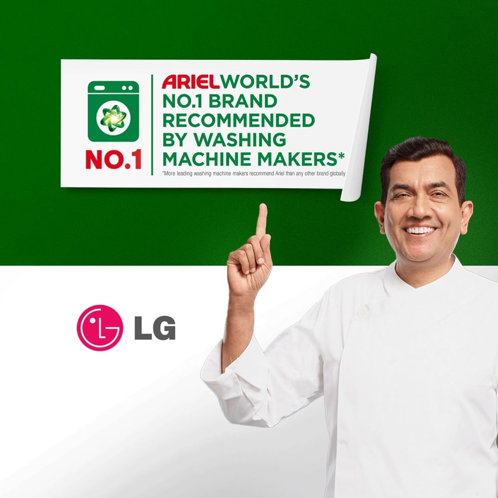 Ariel Top Load Detergent Powder + Liquid Detergent : 6 kg + 1 ltr