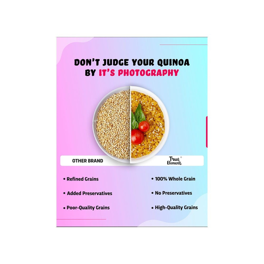 True Elements Ready to Cook Quinoa : 1 kg