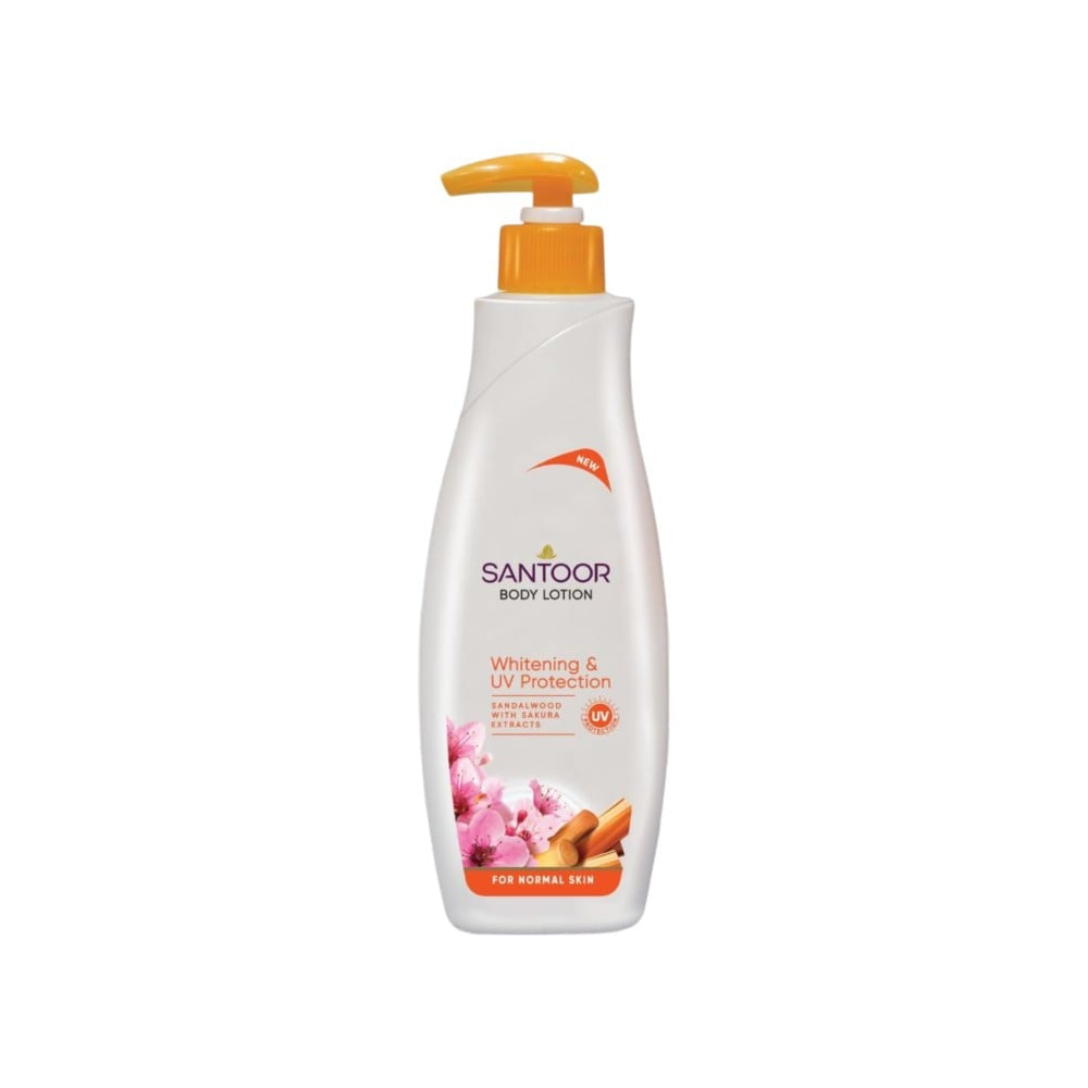 Santoor Whitening & UV Protection Body Lotion : 400 ml