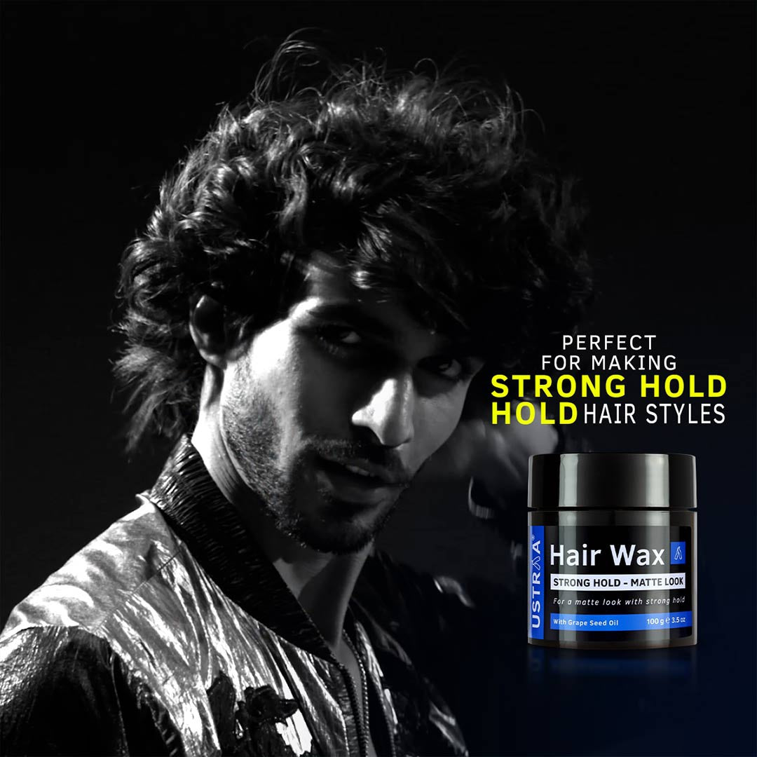 Ustraa Strong Hold Hair Wax - Wet Look : 100 g