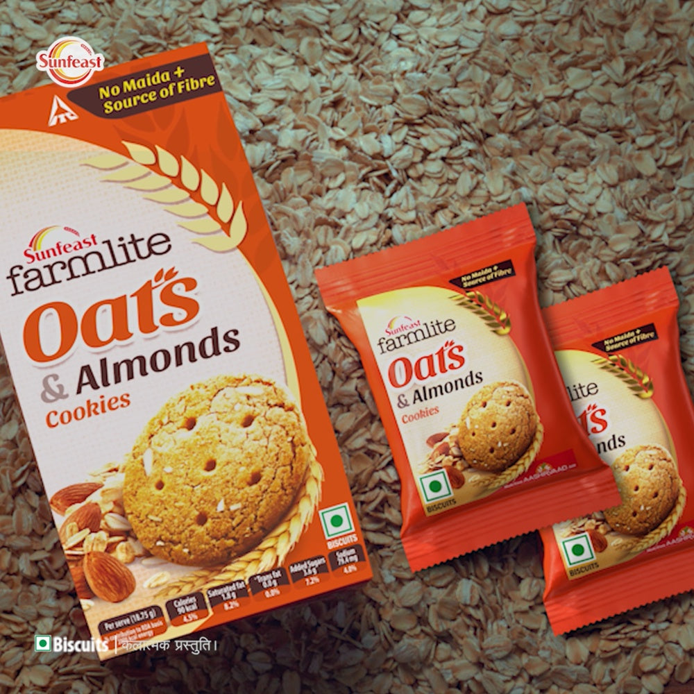 Sunfeast Farmlite Oats & Almonds Cookies : 150 g