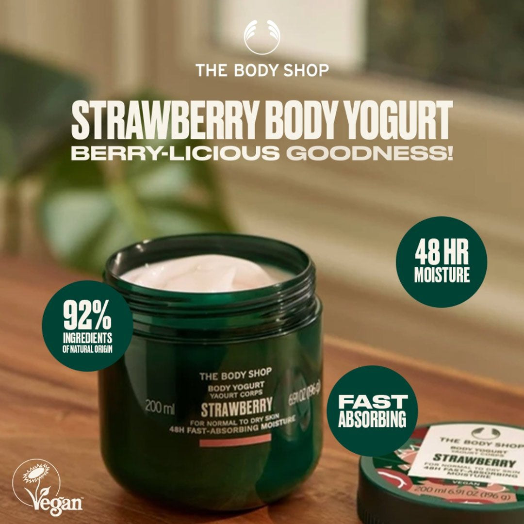 The Body Shop Strawberry Body Yogurt : 200 ml