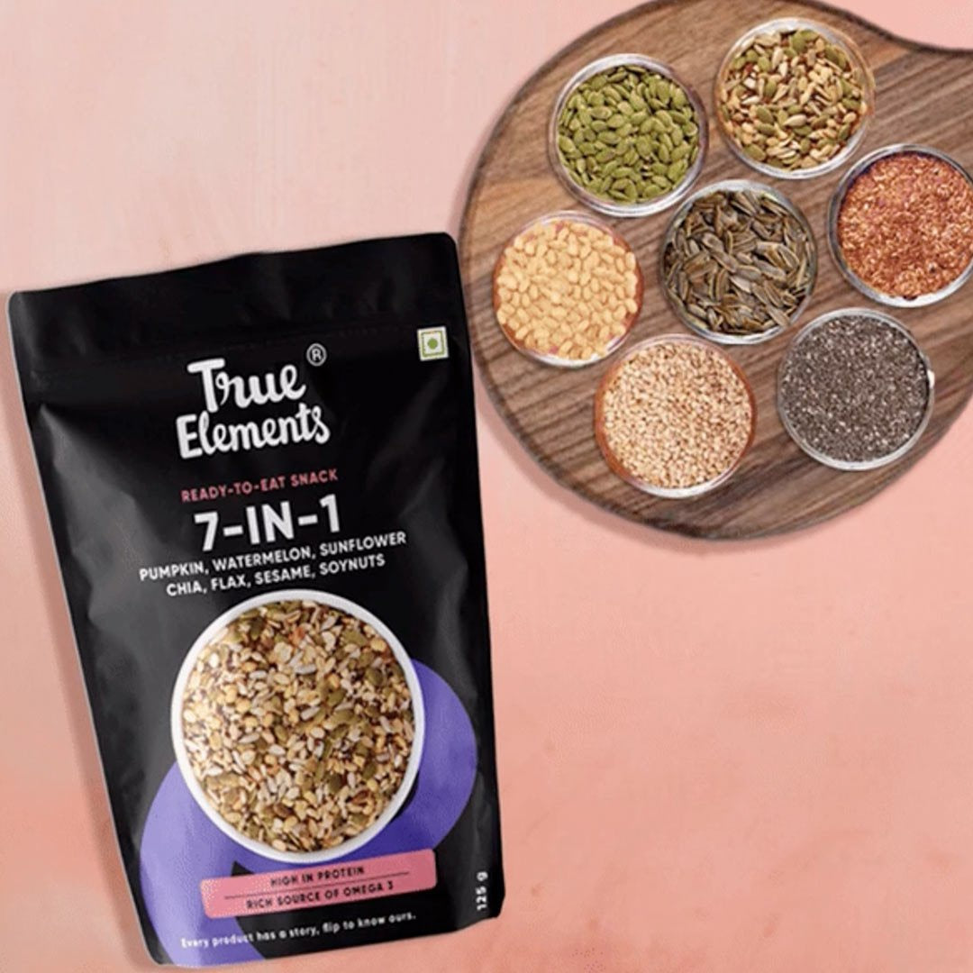 True Elements 7 in 1 Super Nut and Seeds Mix : 250 g